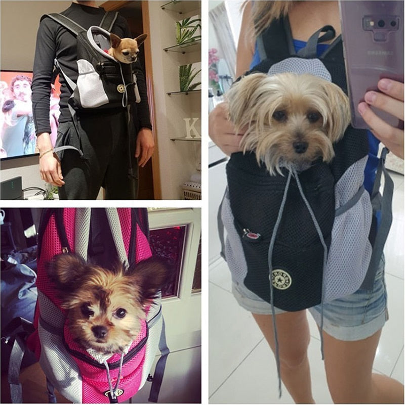 Pet Dog Carrier Bag Travel Backpack