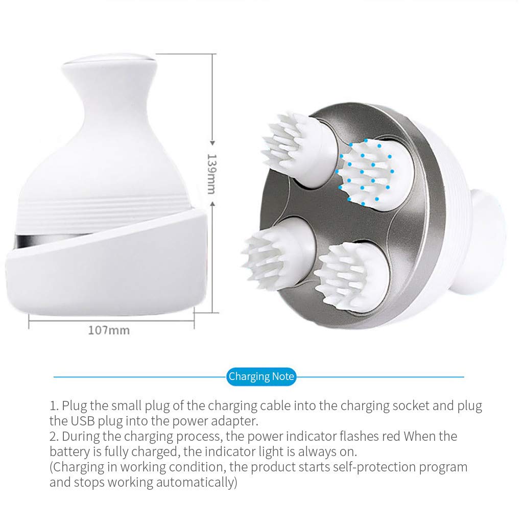Electric Cat Head Massager Dog Pet Massage Machine Vibrating Scalp Charging Kneading Health Care Cat Comb Supplies Accessories