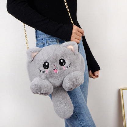 Fashion Plush Animal Design Bags