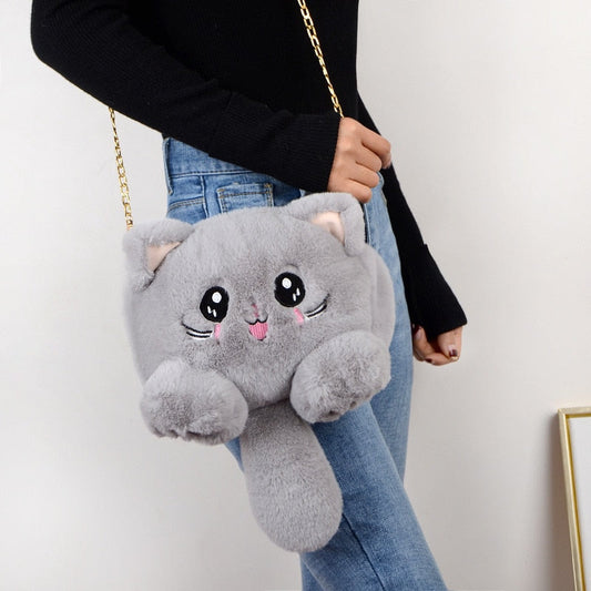 Fashion Plush Animal Design Bags