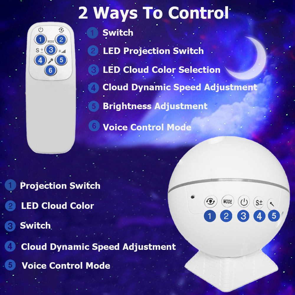 Starry Sky Ceiling Night Star Galaxy Projector