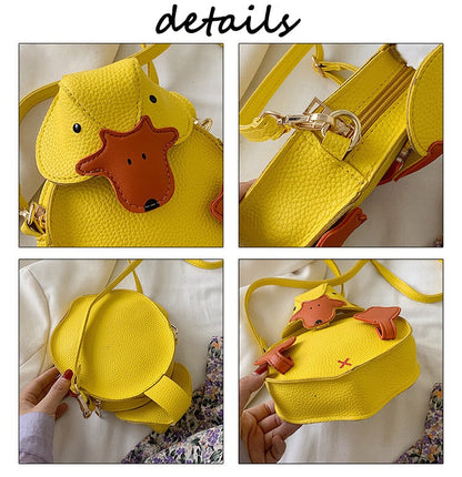 Cute Cartoon Duck Ladies Shoulder Bag