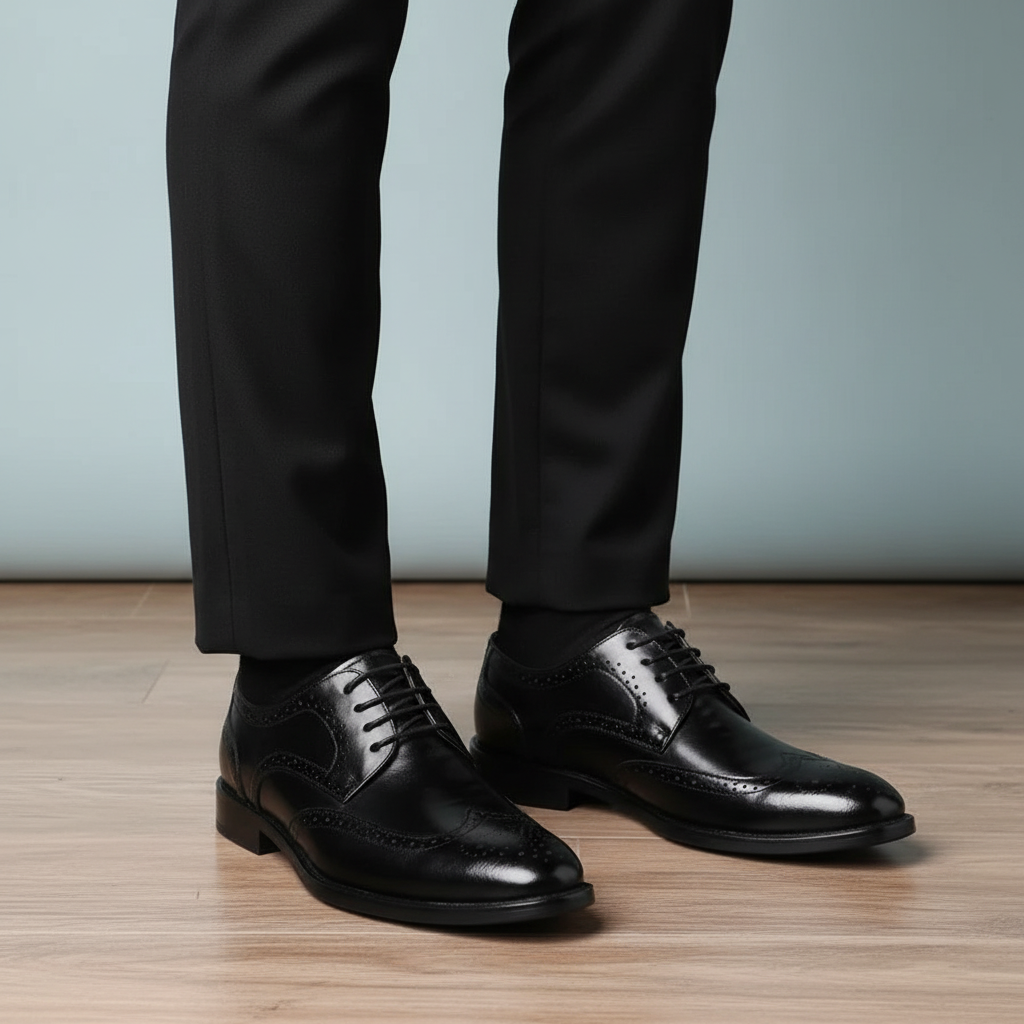 Heren Stijlvolle Leren Schoenen - Clark
