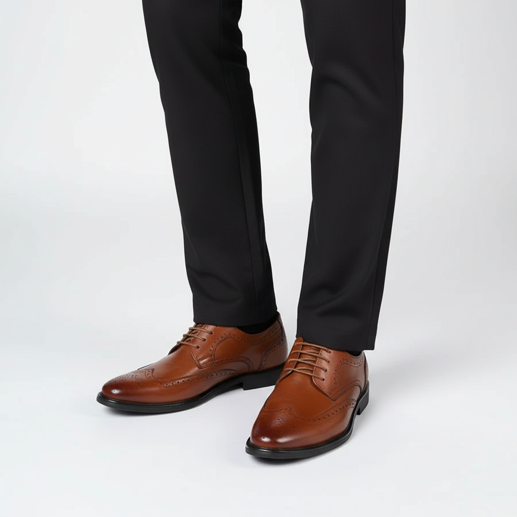 Heren Stijlvolle Leren Schoenen - Clark
