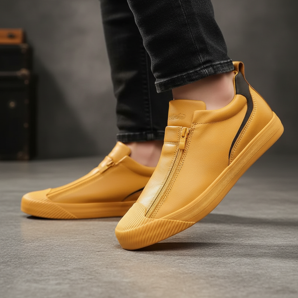Heren Loafers Met Rits - Russell