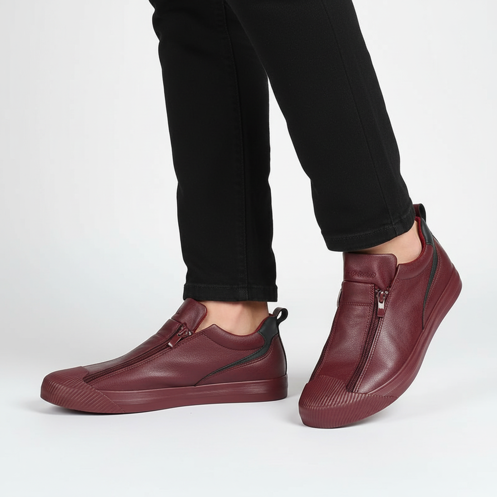 Heren Loafers Met Rits - Russell