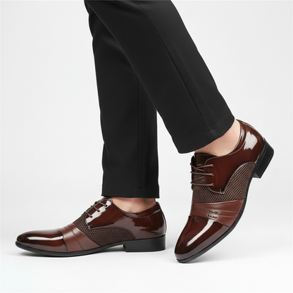Heren Veterschoenen Met Neus - Jason