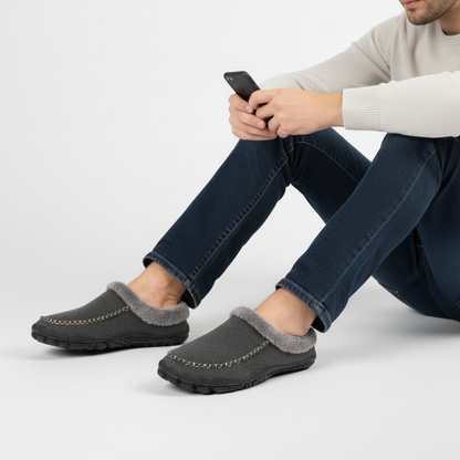 Herenhuis schoen met voering - HomeStride
