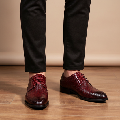 Heren leren schoen met veters - Gordon