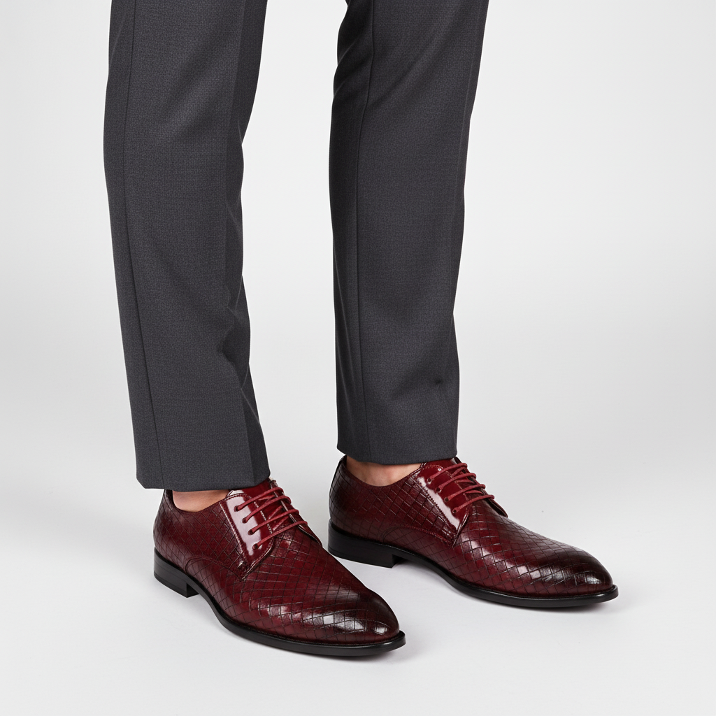 Heren leren schoen met veters - Gordon