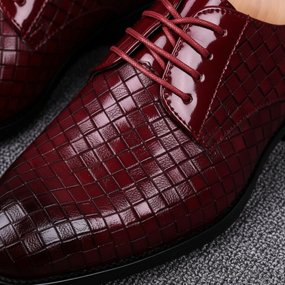 Heren leren schoen met veters - Gordon