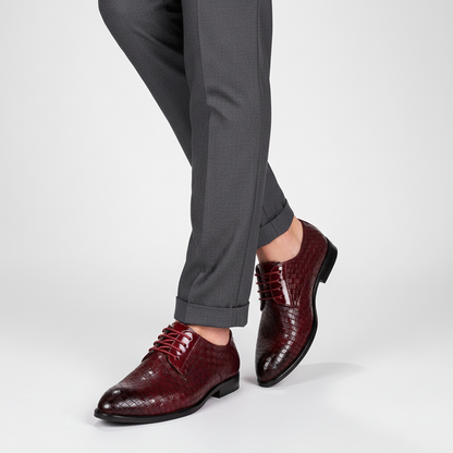 Heren leren schoen met veters - Gordon
