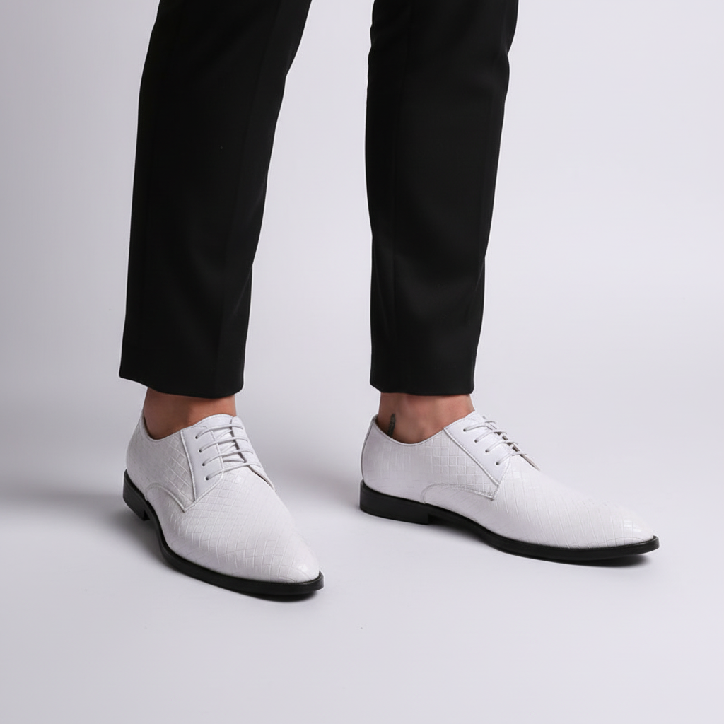 Heren leren schoen met veters - Gordon