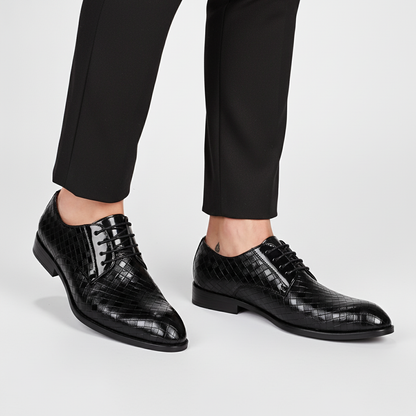 Heren leren schoen met veters - Gordon
