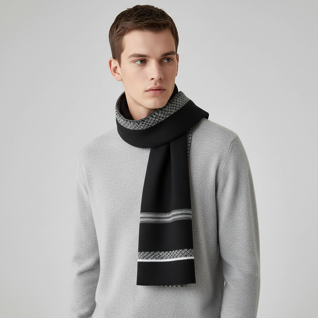 Heren Sjaal Van Fijn Kasjmier - Cozyline
