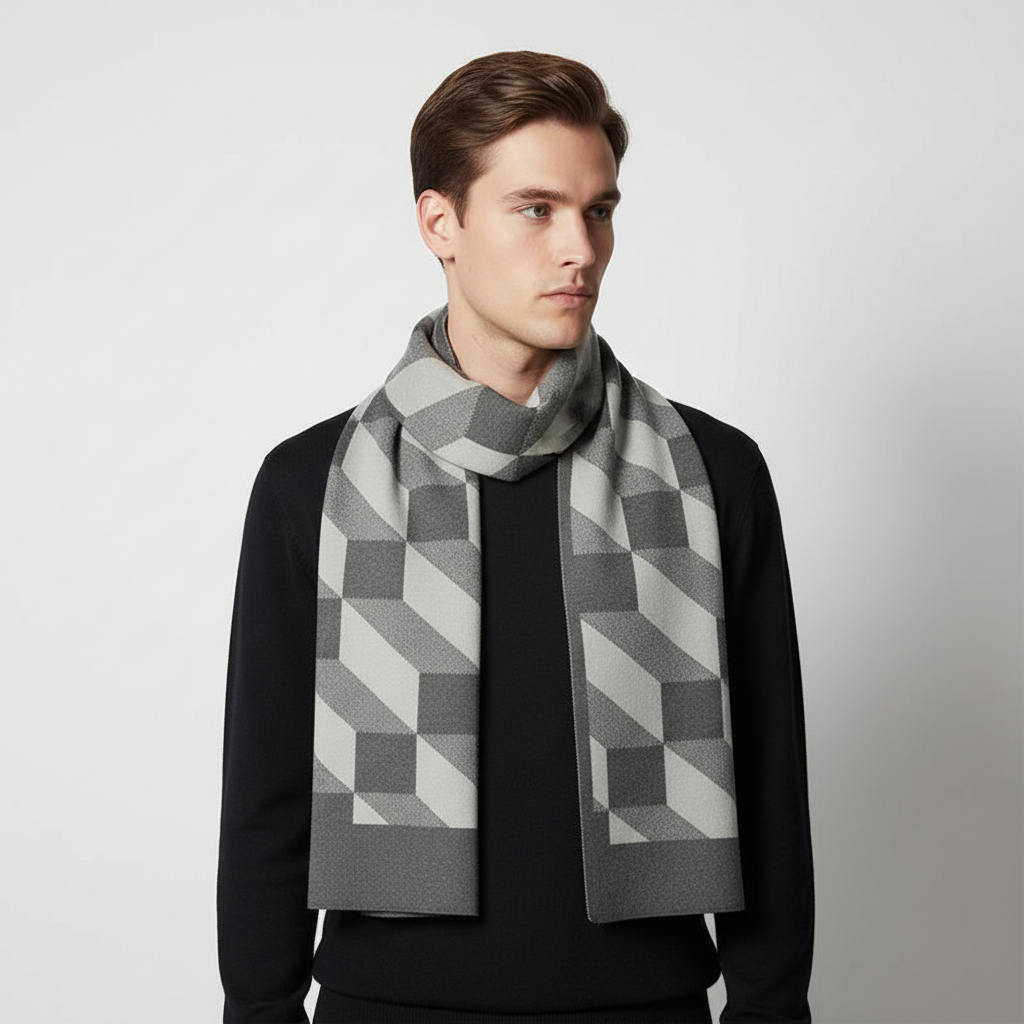Heren Sjaal Van Fijn Kasjmier - Cozyline