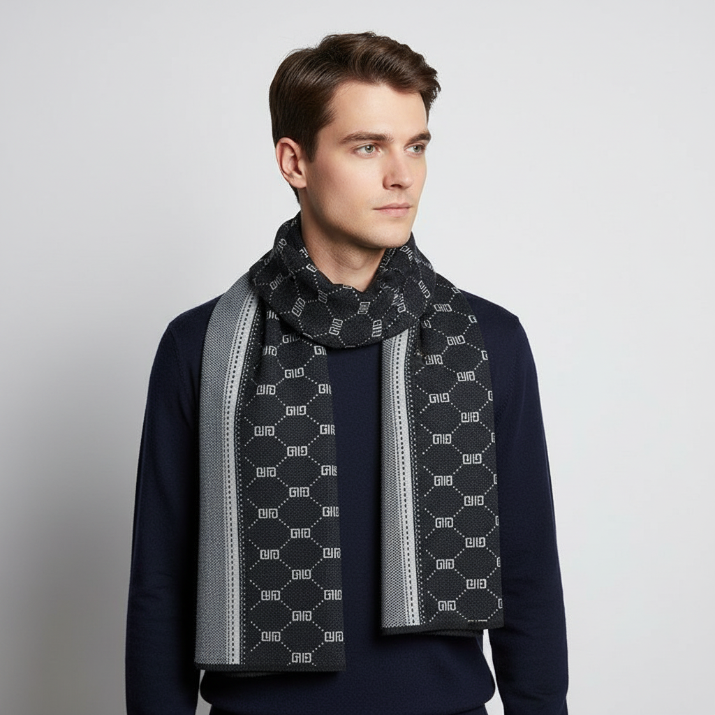 Heren Sjaal Van Fijn Kasjmier - Cozyline
