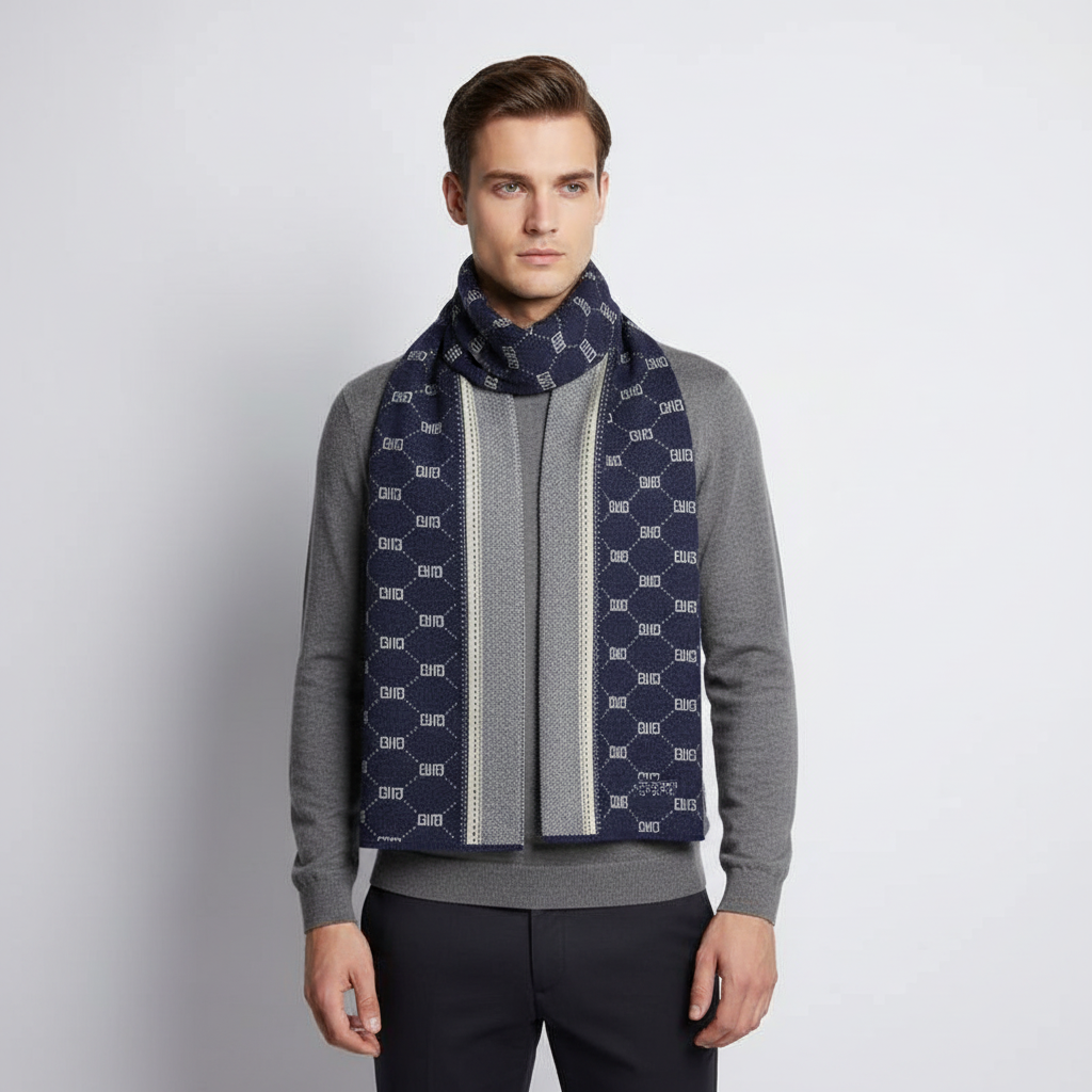 Heren Sjaal Van Fijn Kasjmier - Cozyline