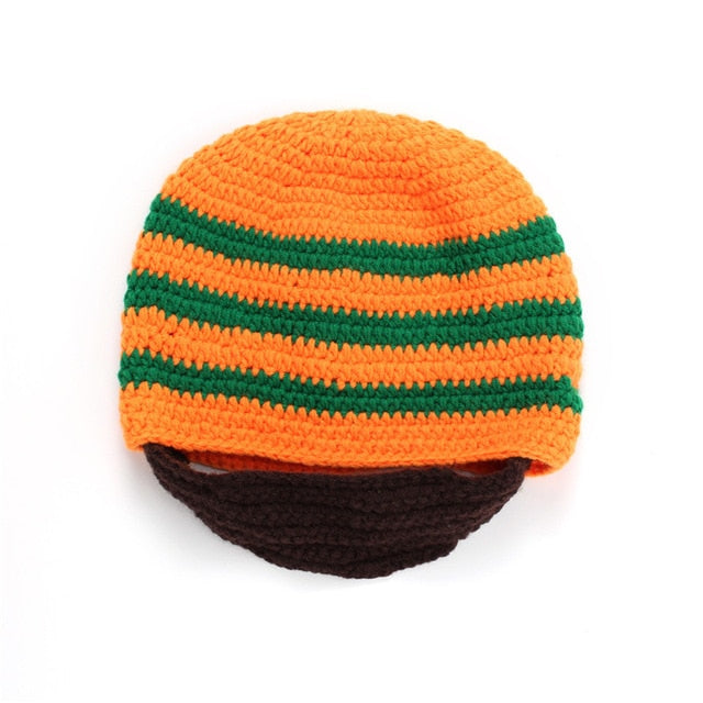 Cute Shrek Hat Wool Winter Knitted Hats