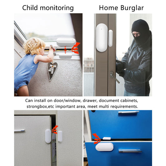 Door Sensor Open Close Detector with Smartlife APP Notification