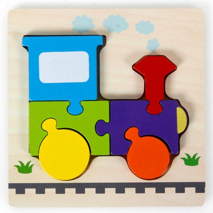 Montessori-leerpuzzel van hout – Kleurenplezier (1+1 Gratis)