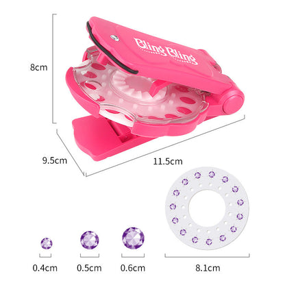 Bling Hair Design Clip Gems