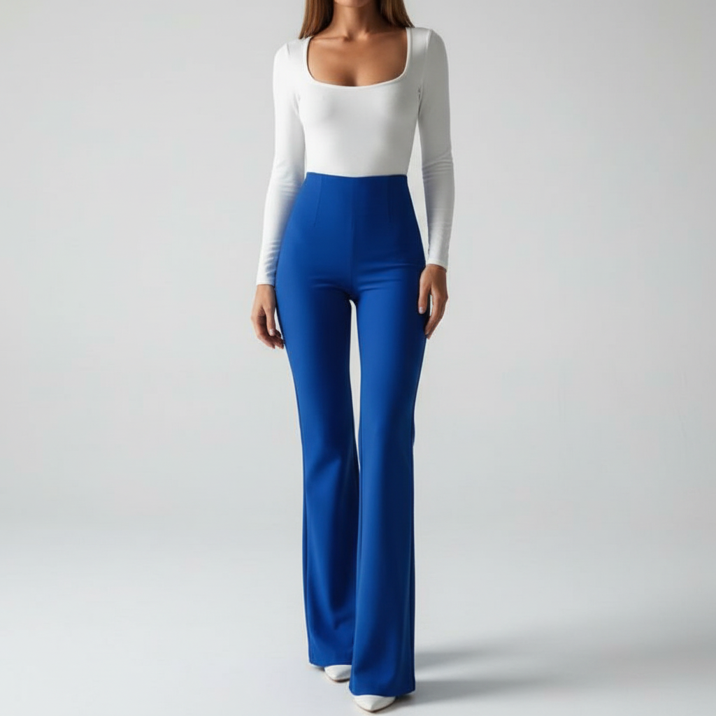 Hooggetailleerde Flared-Broek - Annika