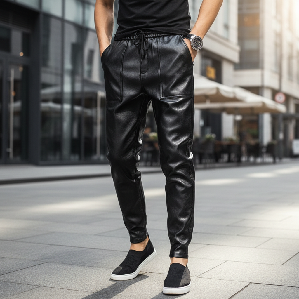 Hoogwaardige Kunstlederen Broek - Finn
