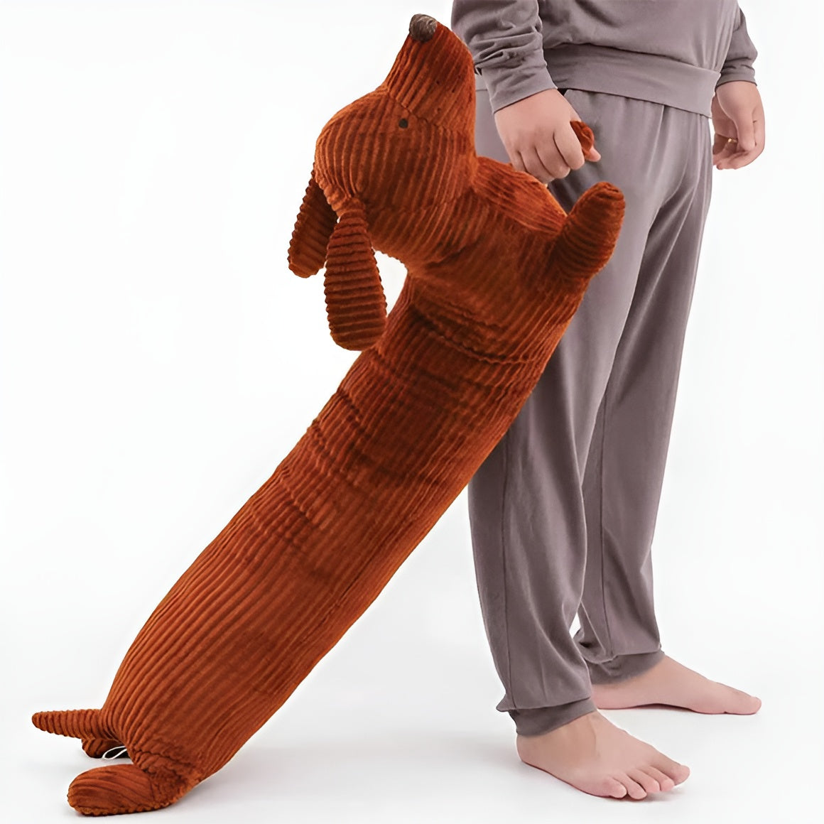 Pluche Ergonomisch Teckelkussen – DaxiRest