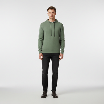 Merinowol hoodie - Finn