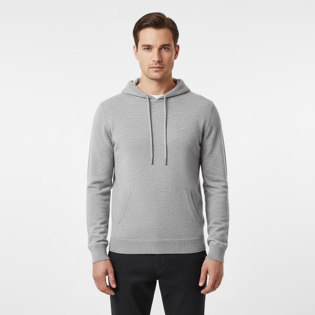 Merinowol hoodie - Finn