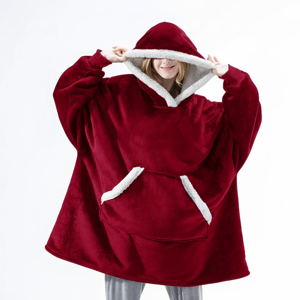 Hoodie en Dekentje Gecombineerd - SnuggleBlanket