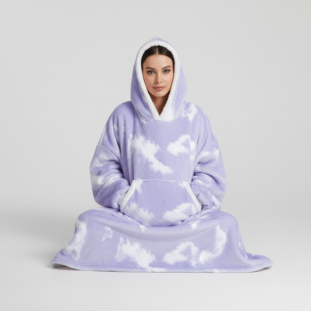 Hoodie en Dekentje Gecombineerd - SnuggleBlanket