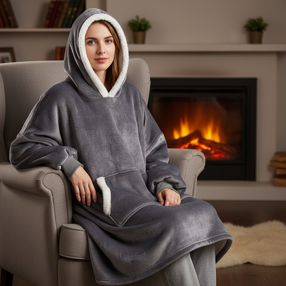 Hoodie en Dekentje Gecombineerd - SnuggleBlanket