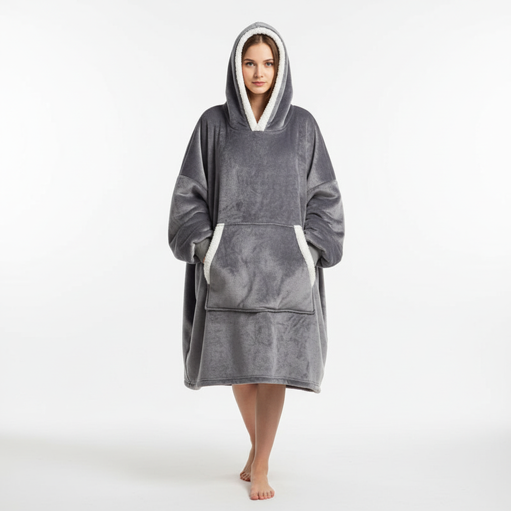 Hoodie en Dekentje Gecombineerd - SnuggleBlanket