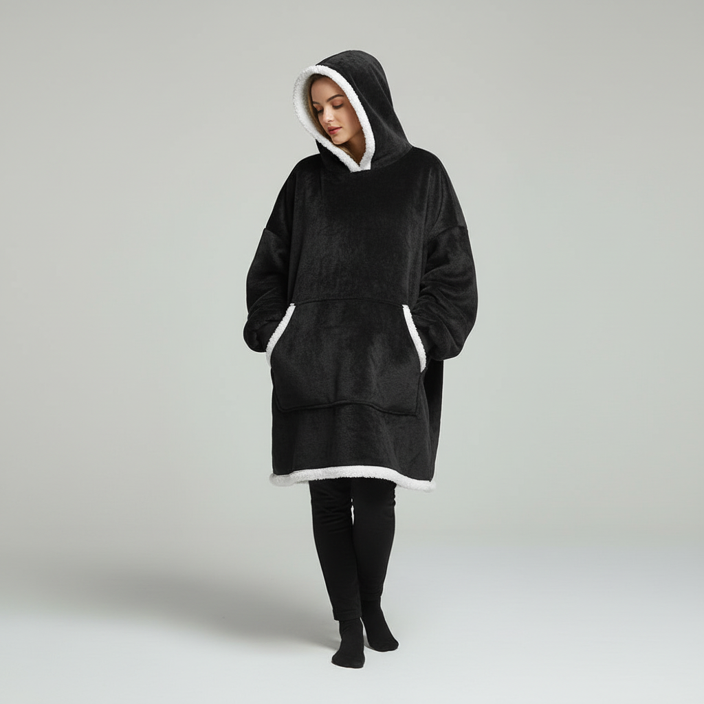 Hoodie en Dekentje Gecombineerd - SnuggleBlanket