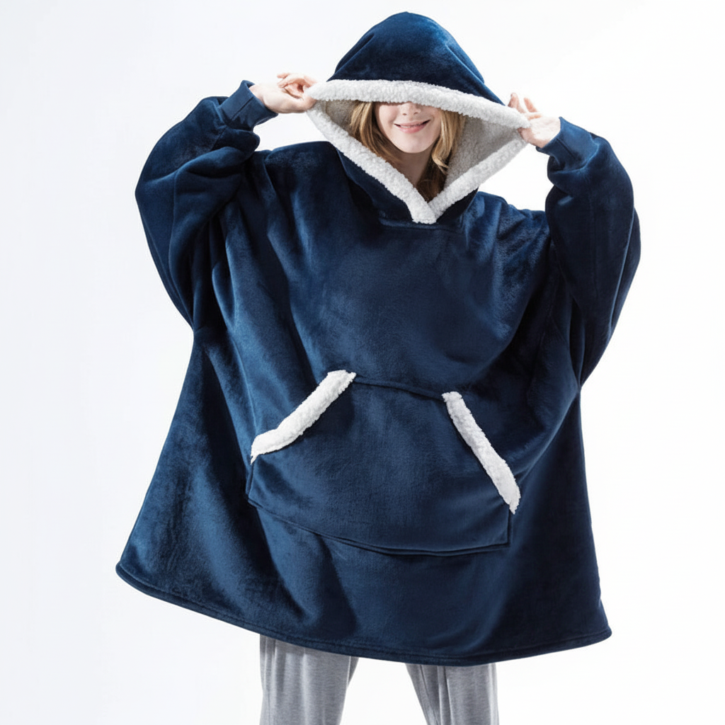 Hoodie en Dekentje Gecombineerd - SnuggleBlanket