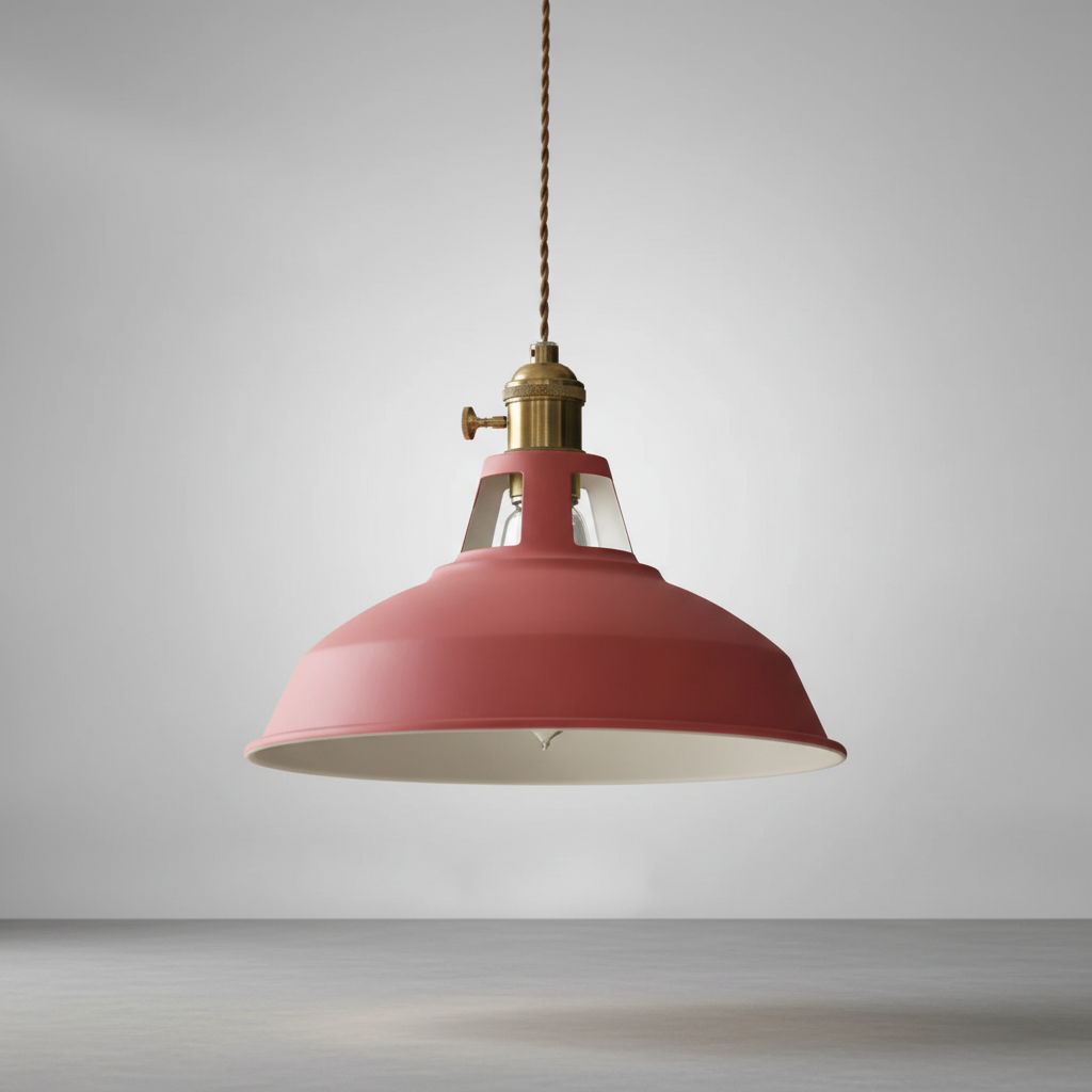 Industriële metalen hanglamp - IndustroGlow
