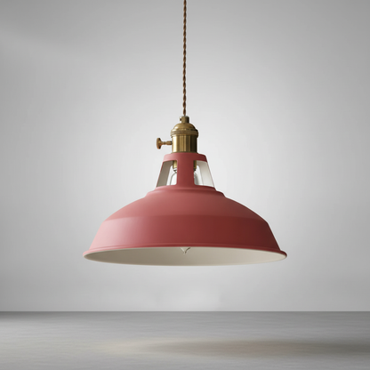 Industriële metalen hanglamp - IndustroGlow