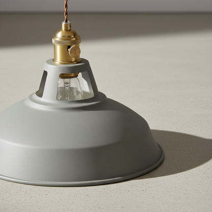 Industriële metalen hanglamp - IndustroGlow