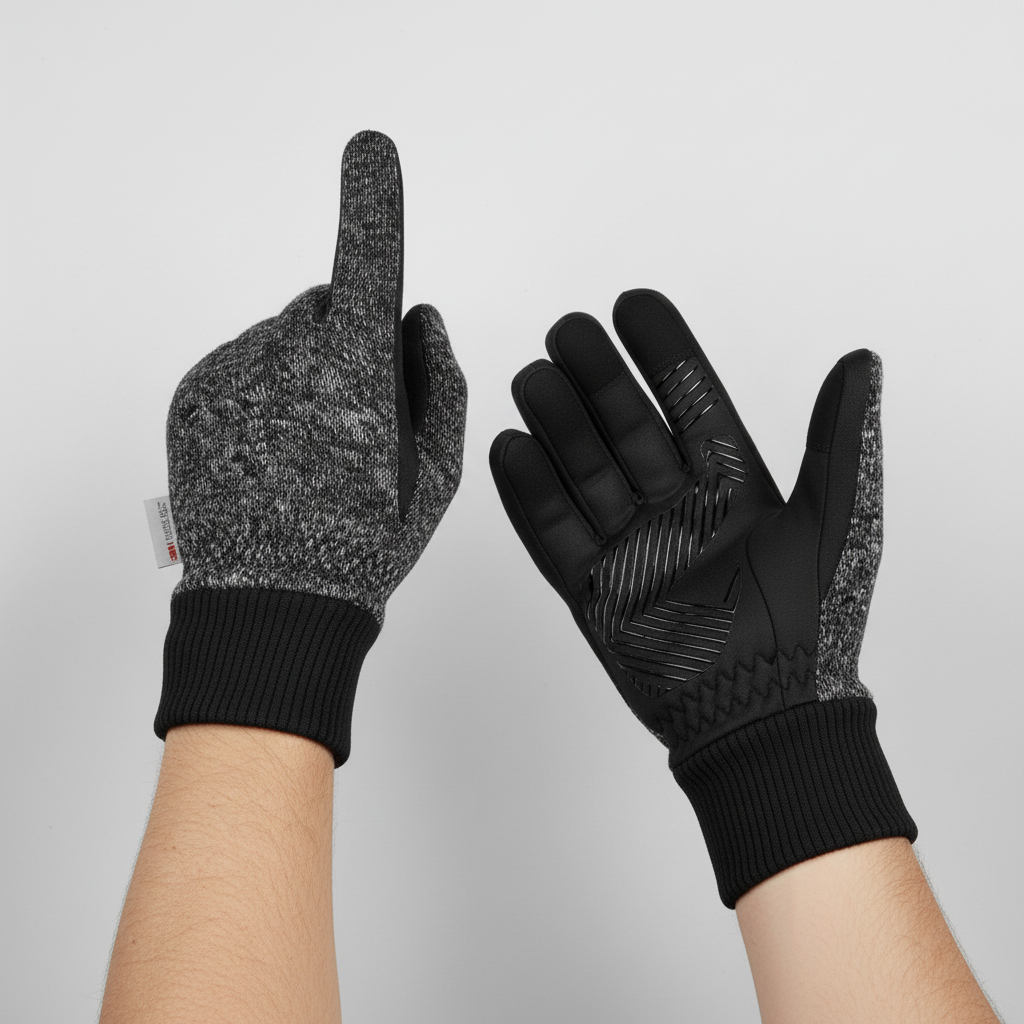 Geïsoleerde Winterhandschoenen Voor Heren - WarmGripX