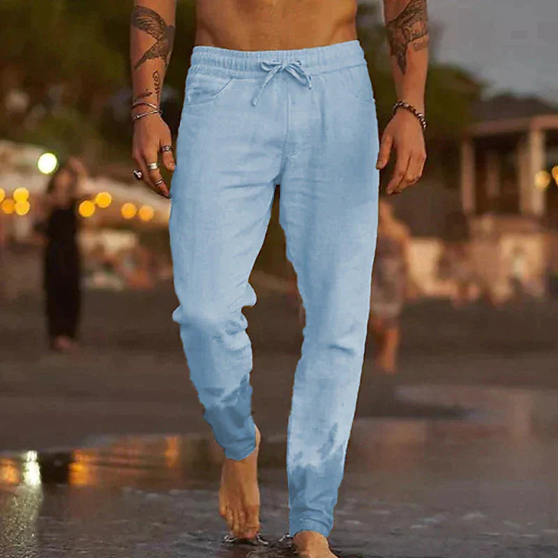 Casual Linnen Broek voor Heren – Luca