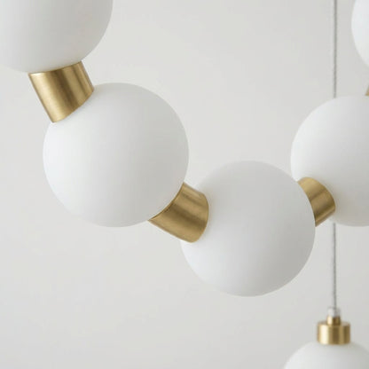 Kroonluchter met pendel in sieradenstijl – Pearluxe