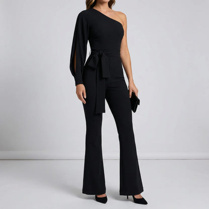 Jumpsuit met één schouder - Katja