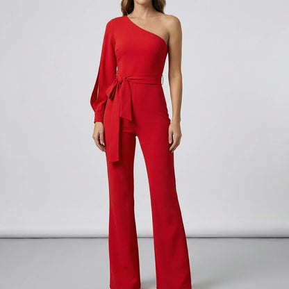 Jumpsuit met één schouder - Katja