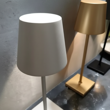 Draadloze aluminium tafellamp - Luminest
