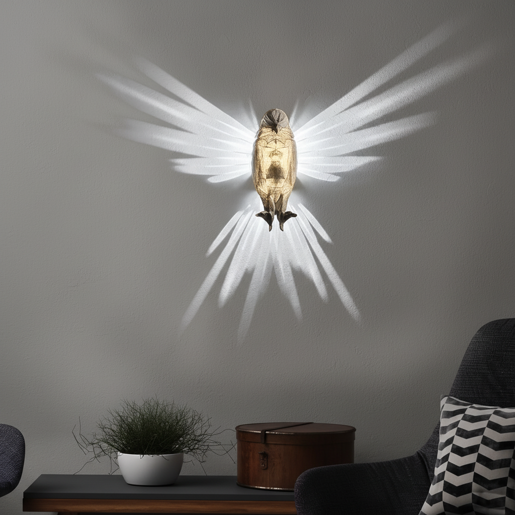 Draadloze batterijgevoede wandlamp - AeroGlow