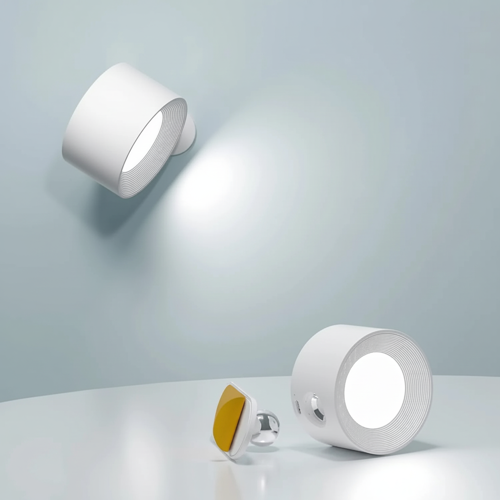 Draadloze magnetische wandlamp - FlexiHalo