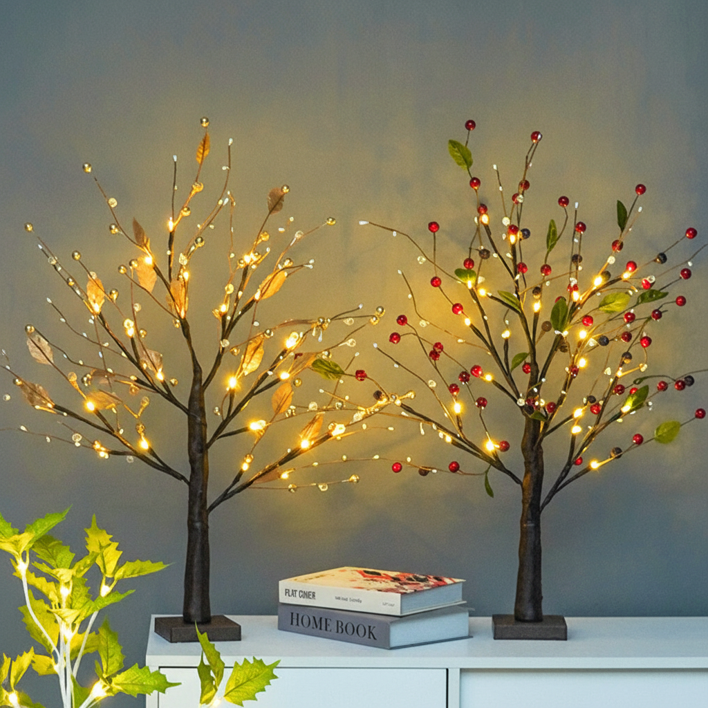 Draadloze LED-decoratieboom - Warmbranch