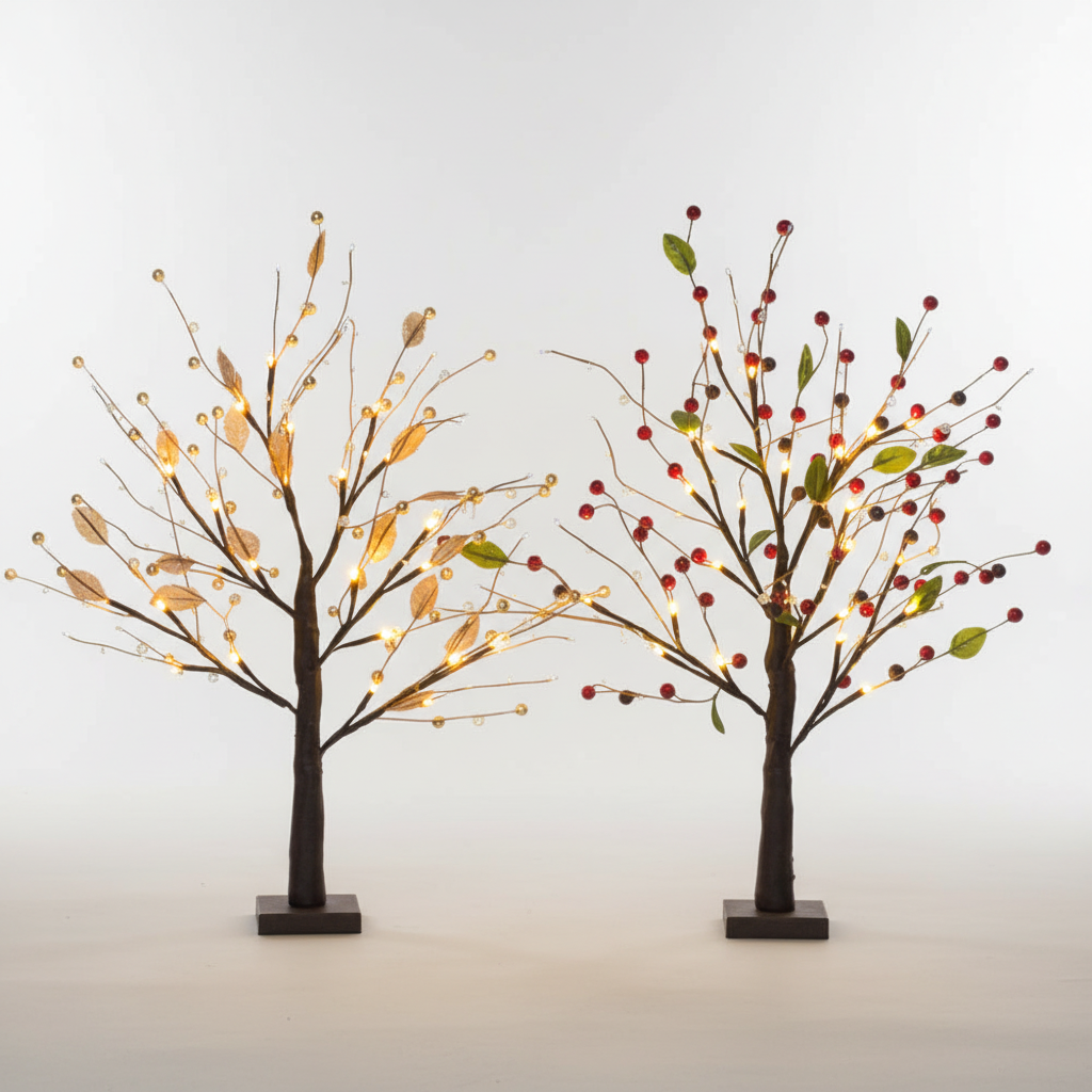 Draadloze LED-decoratieboom - Warmbranch